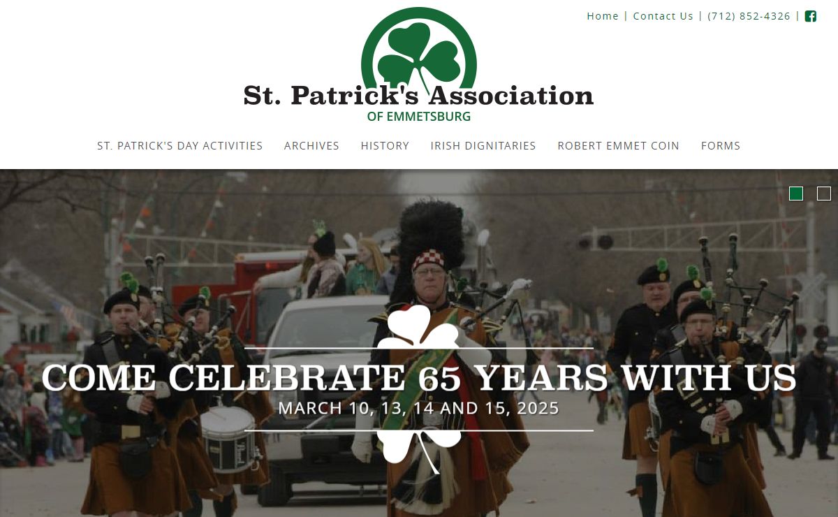 Irish Gift Shop of Emmetsburg, Iowa and St. Patrick's Association
