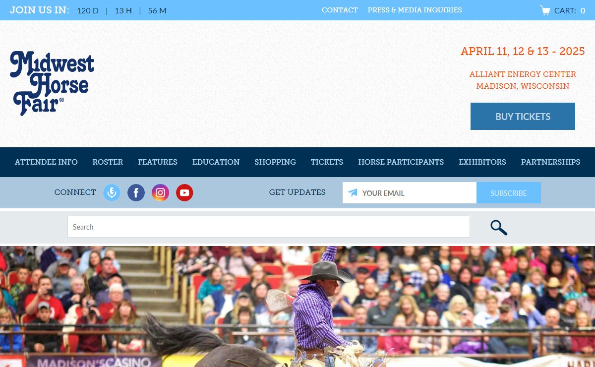April, Madison, Wisconsin | Midwest Horse Fair