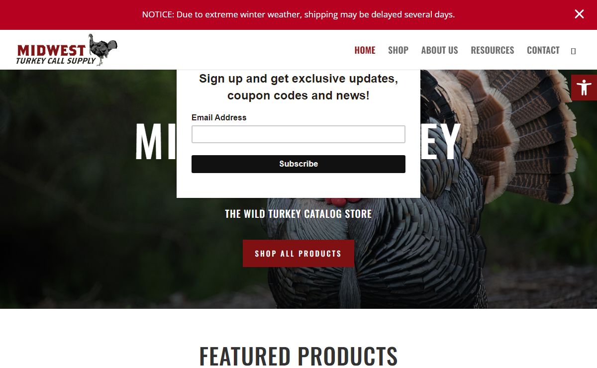 Midwest Turkey Call Supply - Turkey Calls and Everything you need for Turkey Hunting