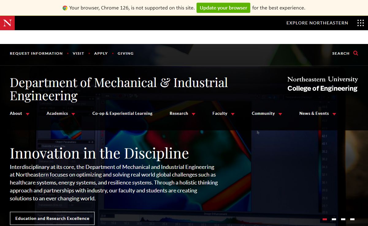 Mechanical and Industrial Engineering - Northeastern University