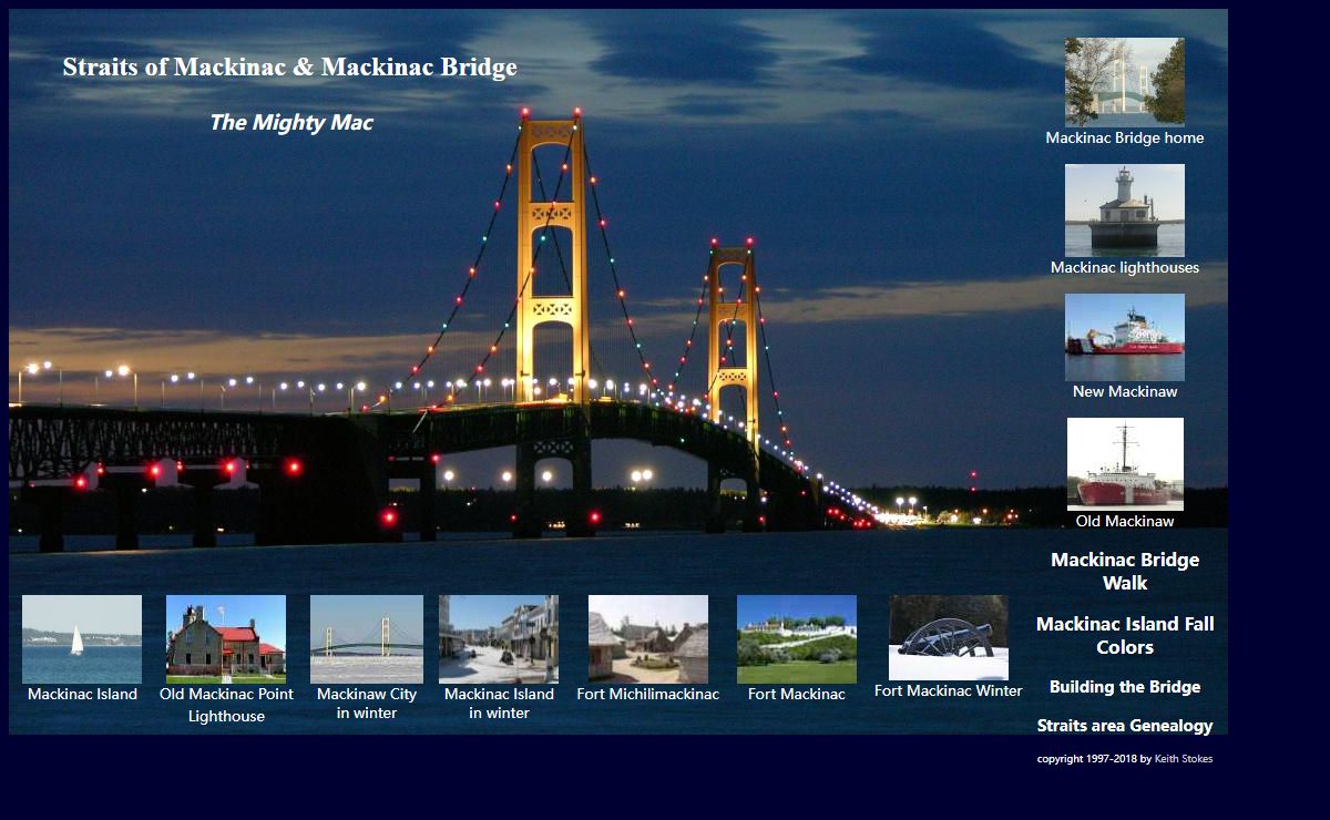 Mackinac Bridge and Straits of Mackinac