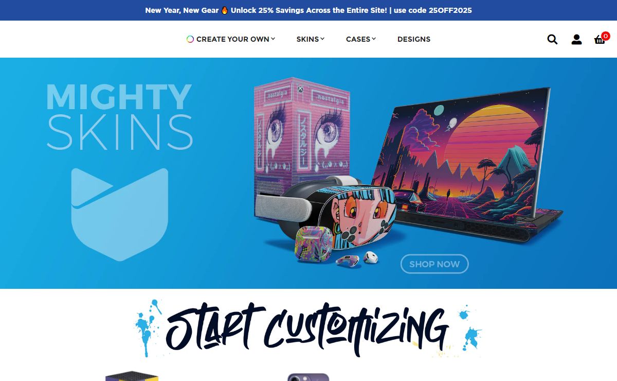 Shop and Design Vinyl Skins & Decals | MightySkins