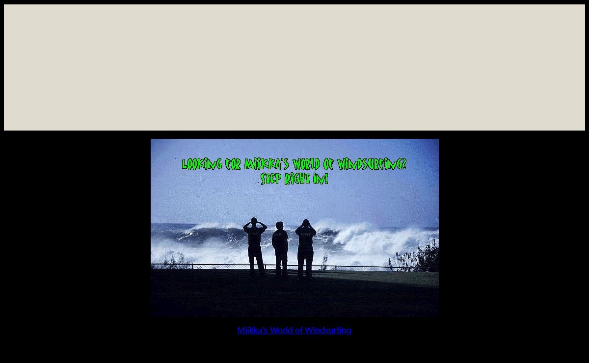 Miikka's World of Windsurfing