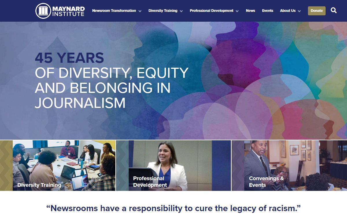 | Maynard Institute for Journalism Education | Maynard Institute (MIJE)