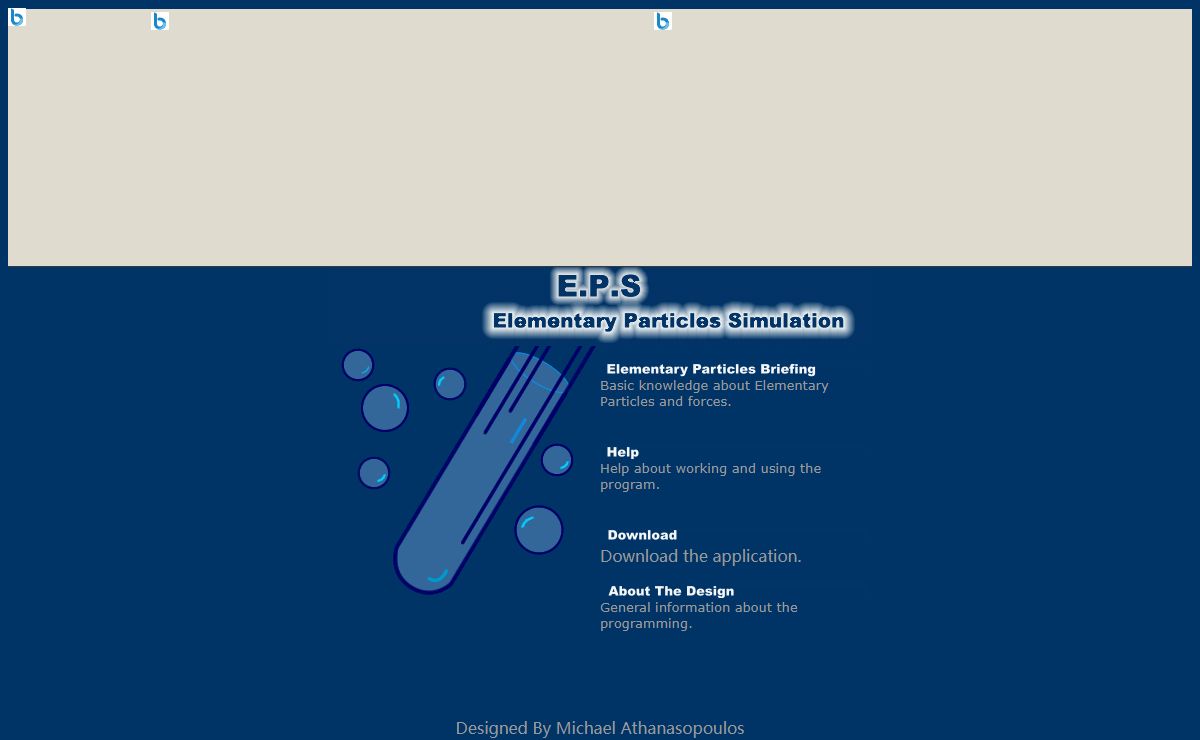 E.P.S Elementary Particles Simulation