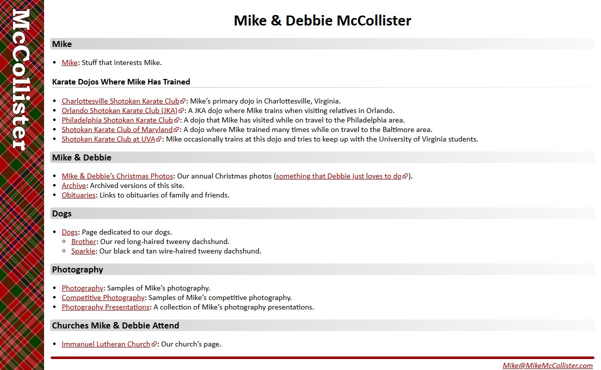 Mike & Debbie McCollister