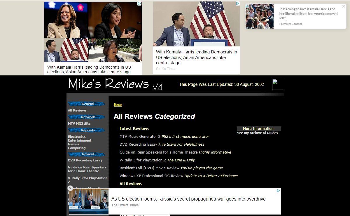 Mike's Reviews V4