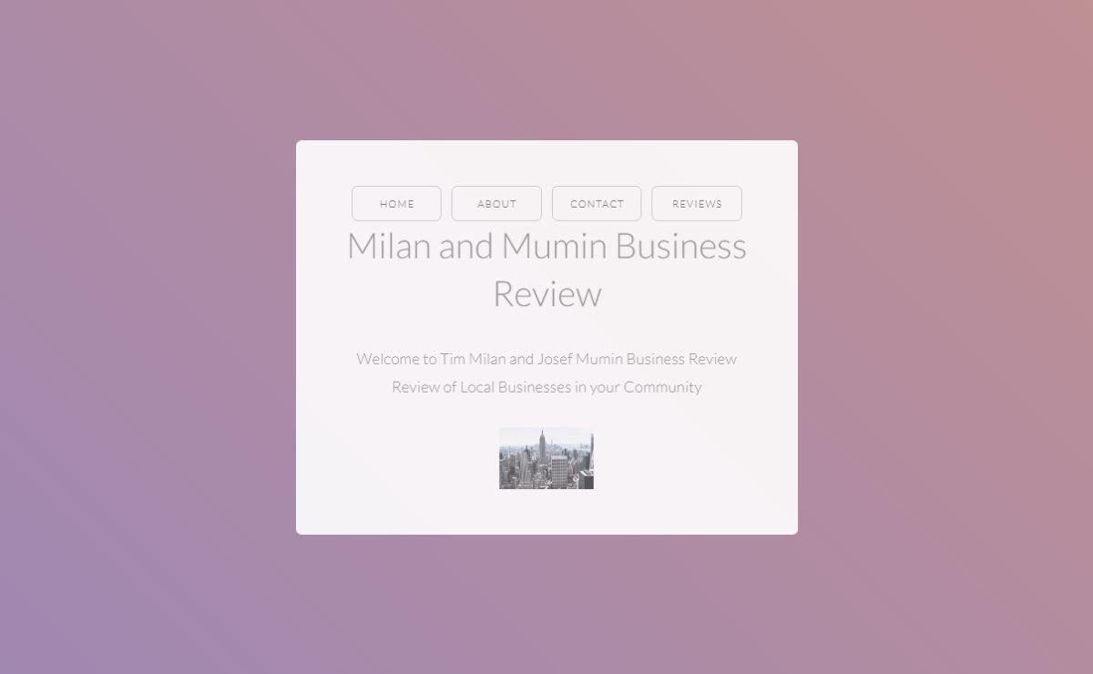 Milan and Mumin Business Review