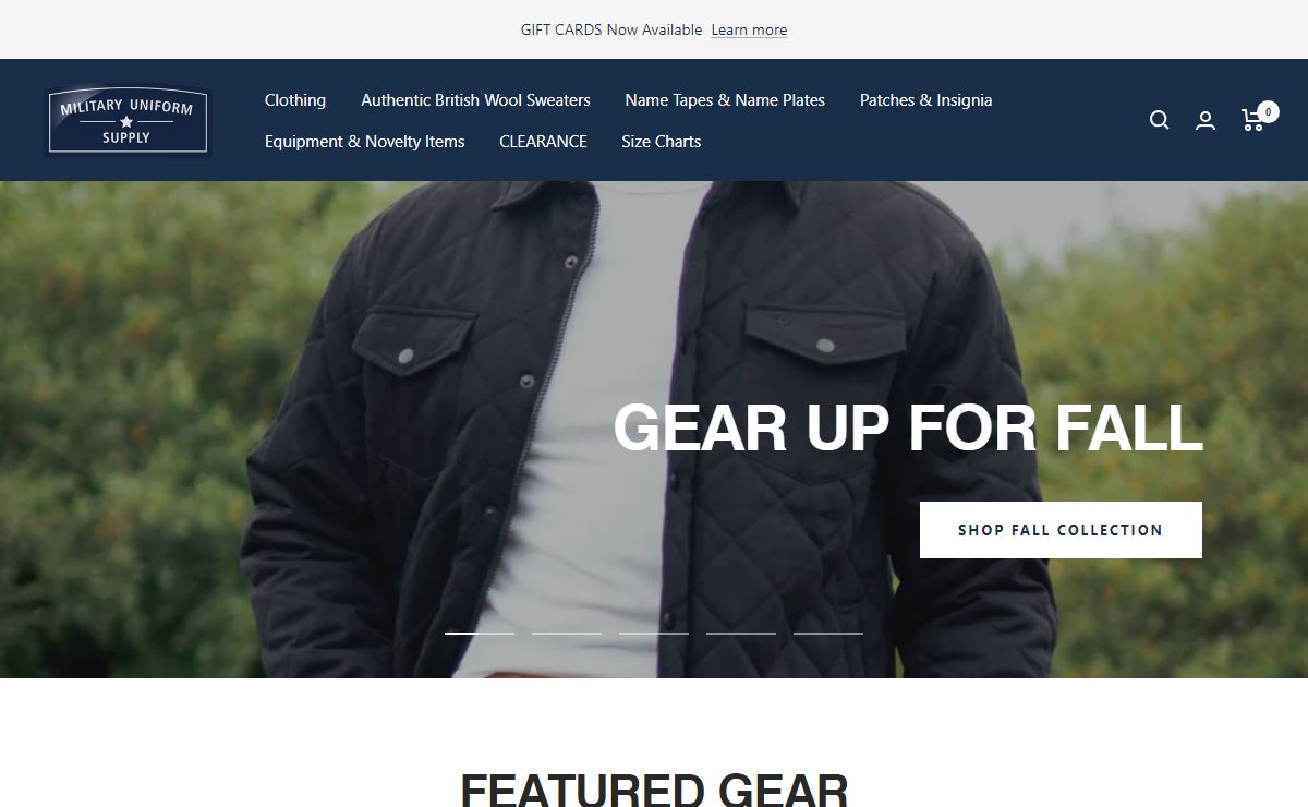 Military Uniform Supply