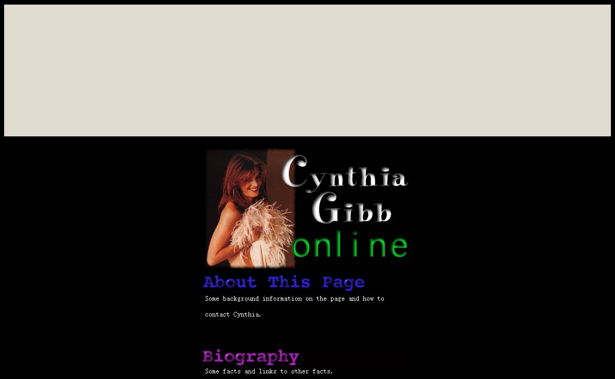 Cynthia Gibb Online