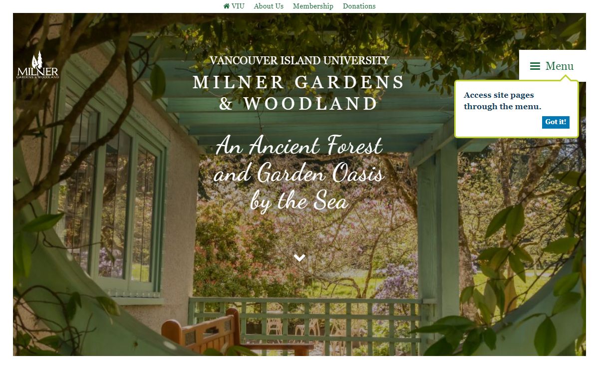 Milner Gardens & Woodland | Vancouver Island University | Canada