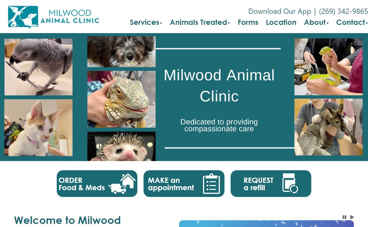 Milwood Animal Clinic | Portage Veterinarians