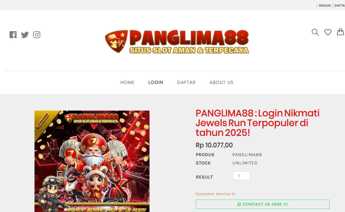 PANGLIMA88 : Taklukan Mimpi Menjadi Jutawan Panglima88 2025!