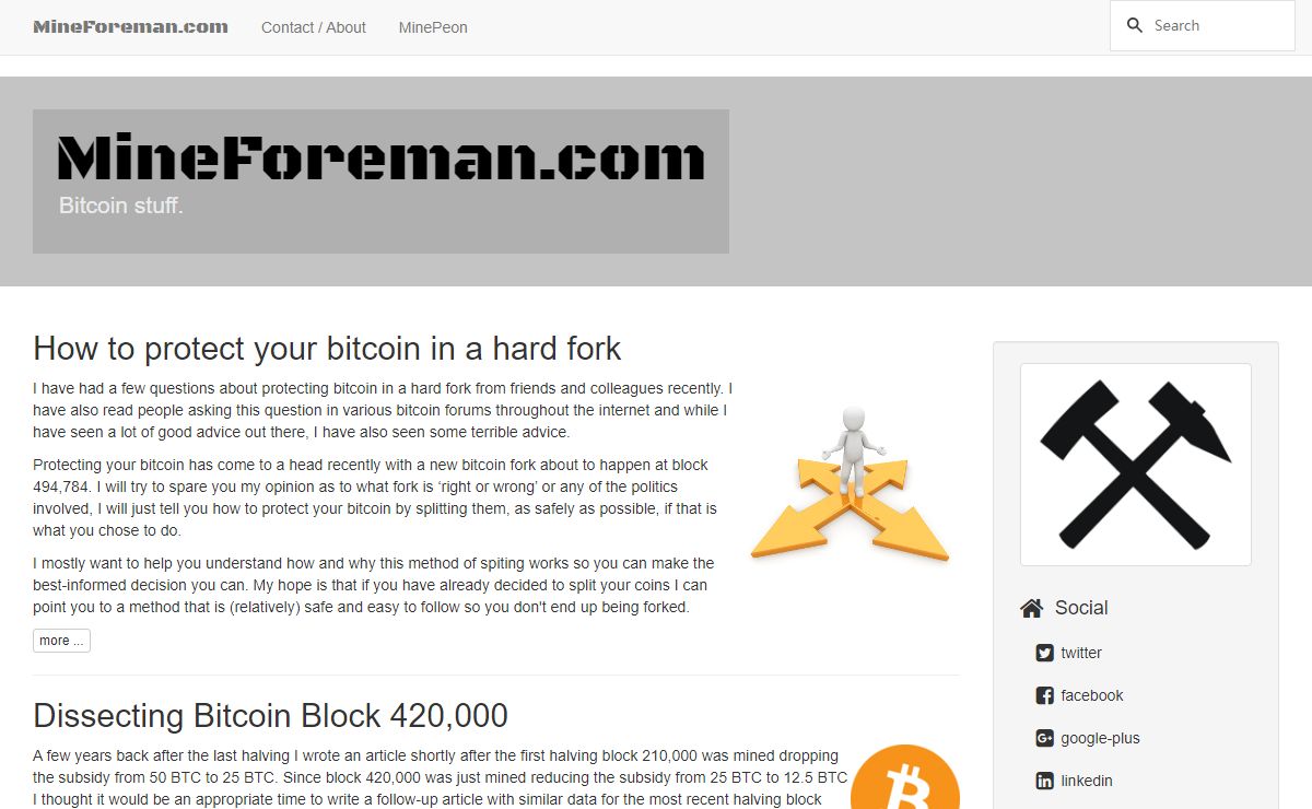 MineForeman.com - Page 1