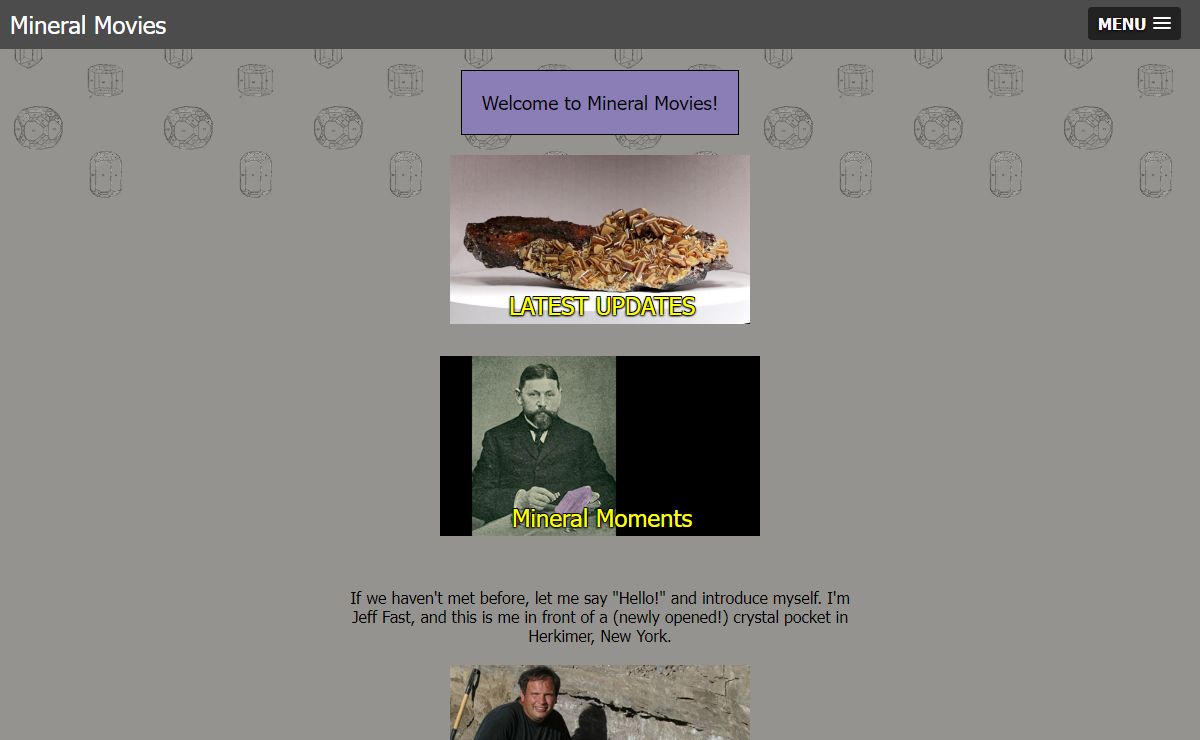Mineral Movies: Mineral Specimens and Crystals for Rock Collectors