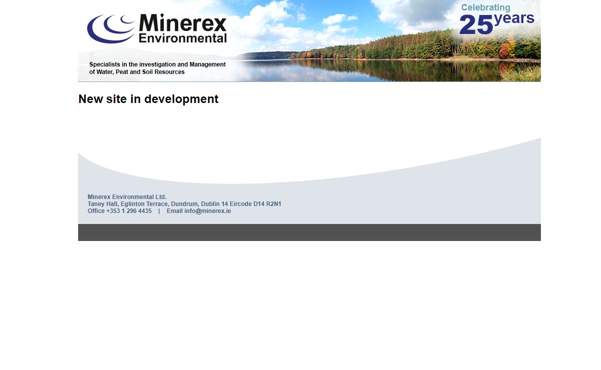 New site in development | Minerex Environmental LimitedMinerex Environmental Limited