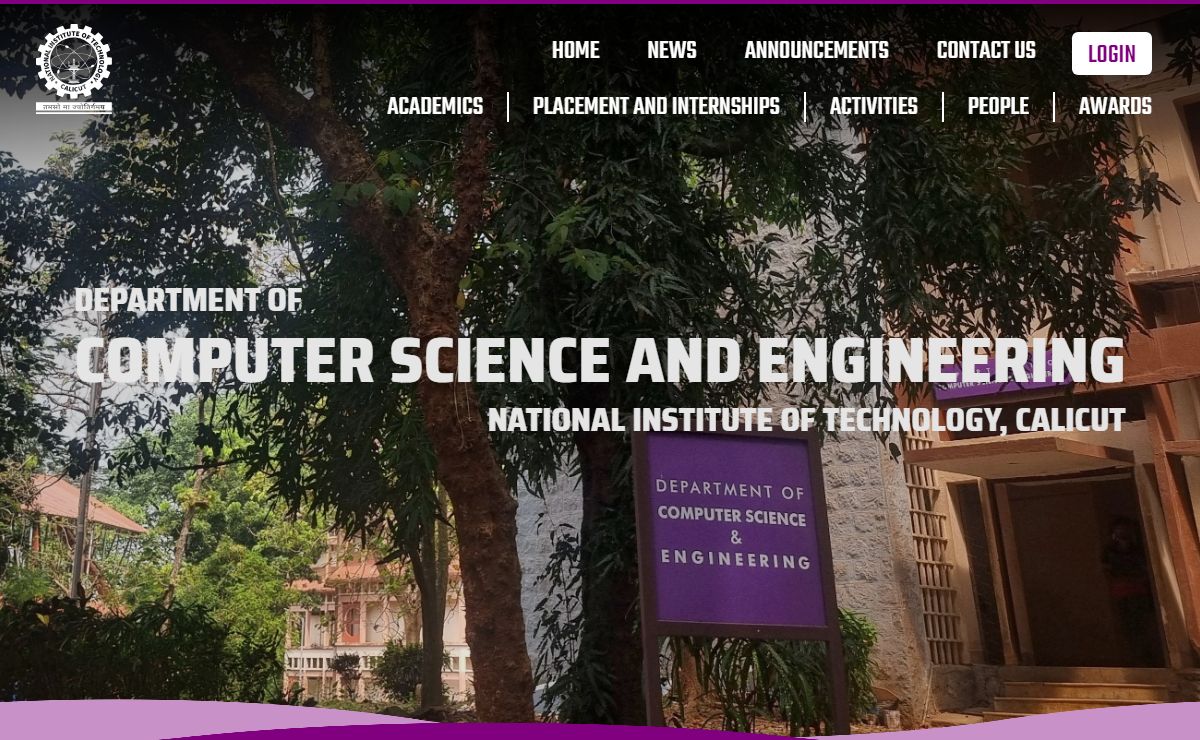 Minerva - Computer Science and Engineering Department, NIT Calicut