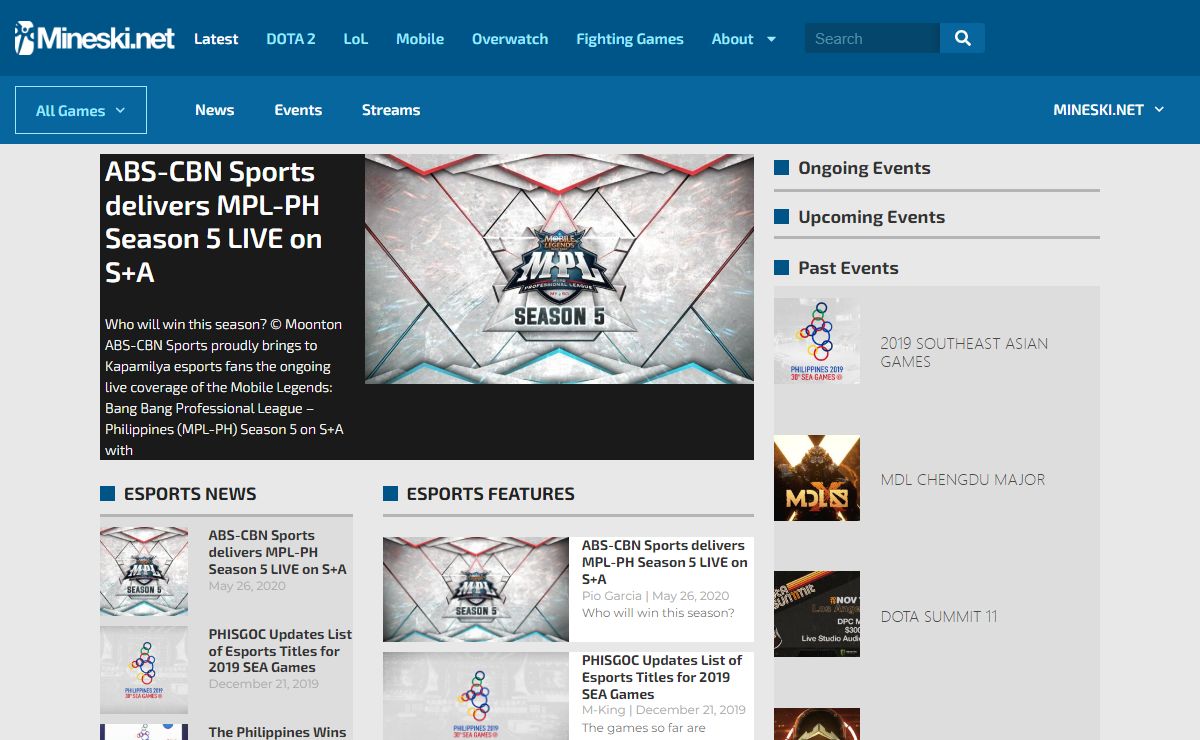 Mineski.Net – E-Sports News and Events