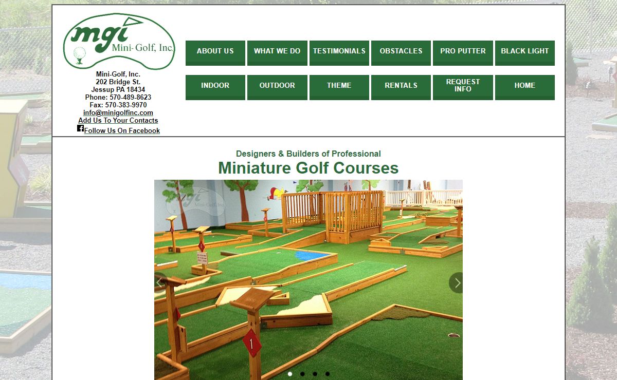 Mini-Golf, Inc. - Designers and Builders of Professional Miniature Golf Courses