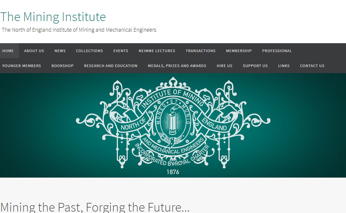 The Mining Institute – The North of England Institute of Mining and Mechanical Engineers