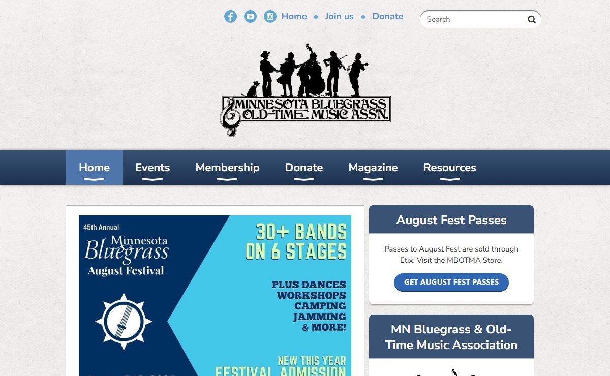 MN Bluegrass & Old-Time Music Assn - Home