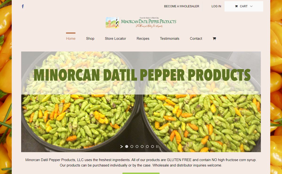 Minorcan Datil Pepper Products – The Cuisine of Old St. Augustine