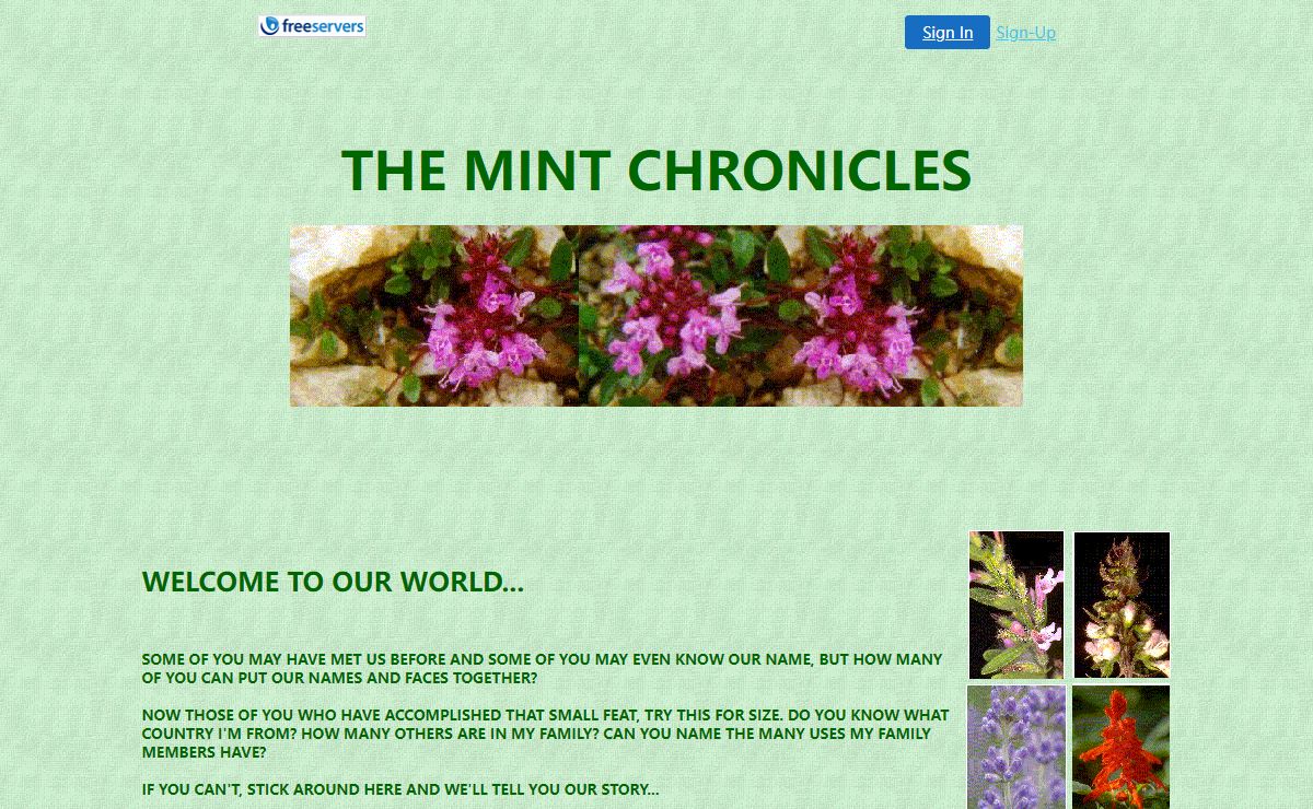 The Mint Chronicles