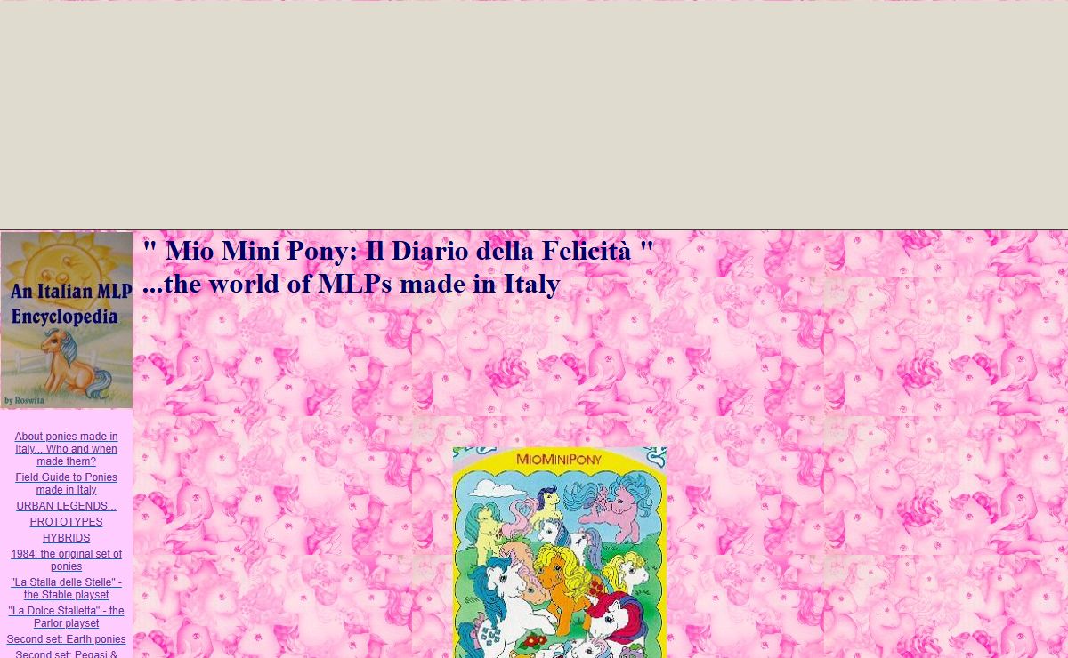 " Mio Mini Pony: Il Diario della Felicità " ...the world of MLPs made in Italy