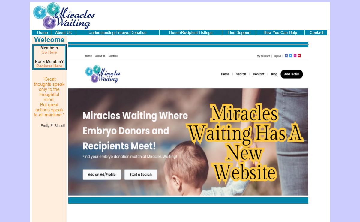 Embryo Donation - Miracles Waiting Embryo Donation Program