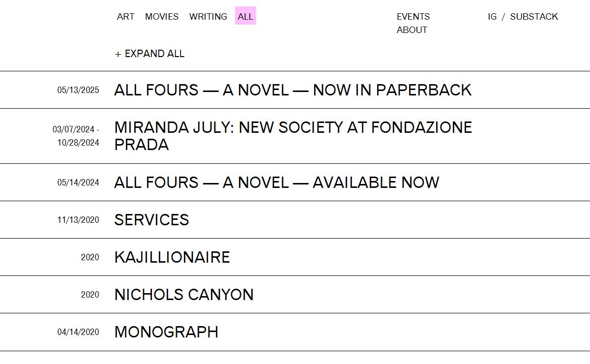Miranda July – Home
