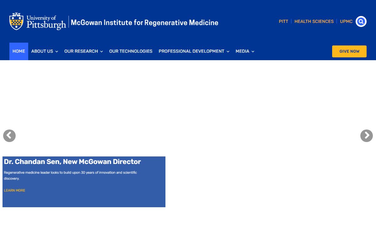 Regenerative Medicine at the McGowan Institute – Innovation through RegenerativeTM