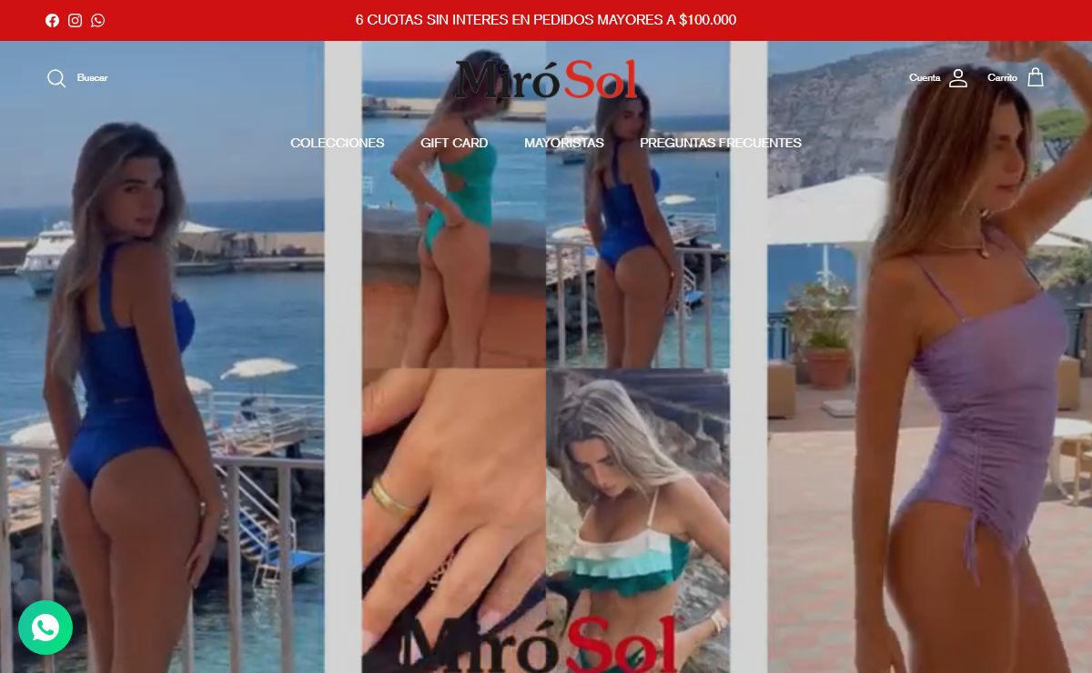 MiróSol® - Bikinis y Mallas Enteras Todo El Año. – Miró Sol