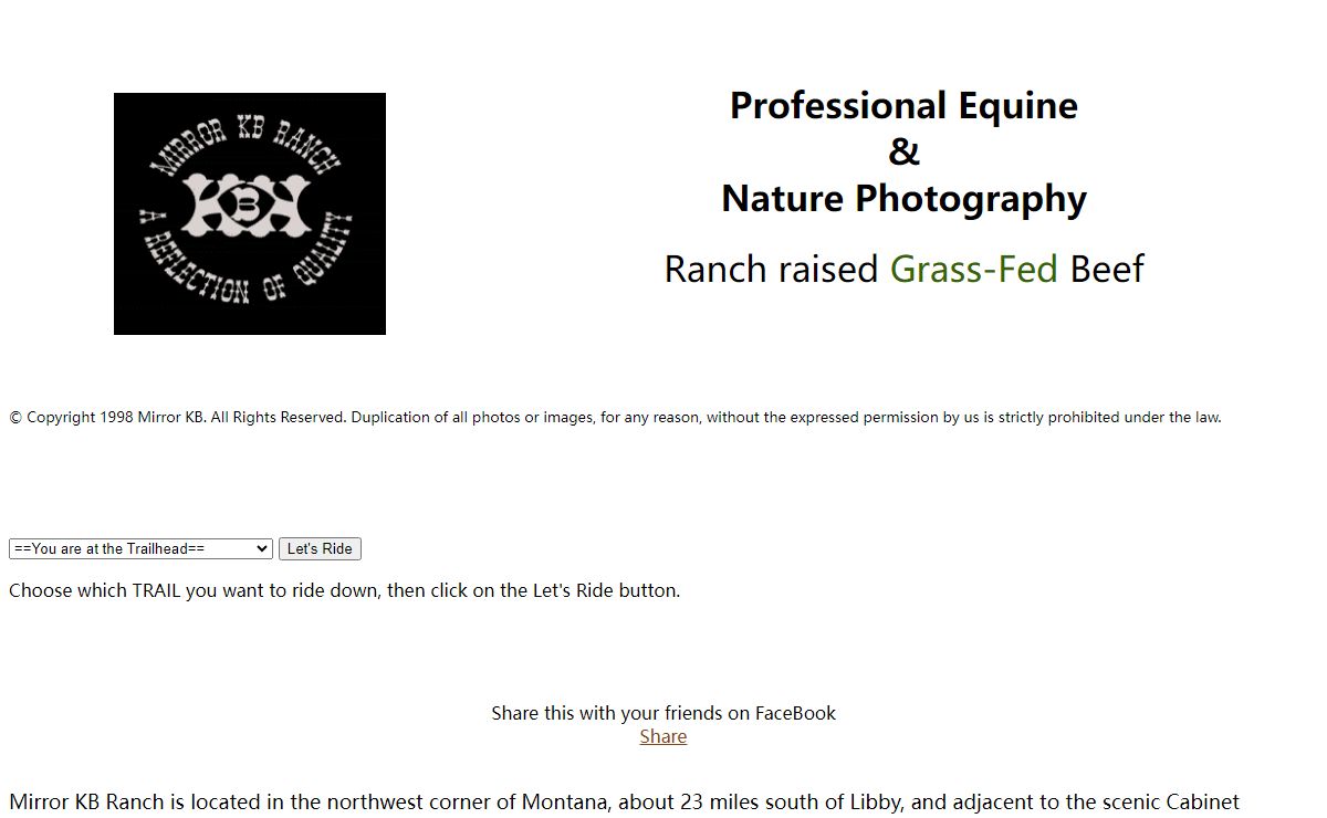 Professional Equine Photography, Casual riding apparel, calendars, grass-fed beef, Fans of Robert Fuller