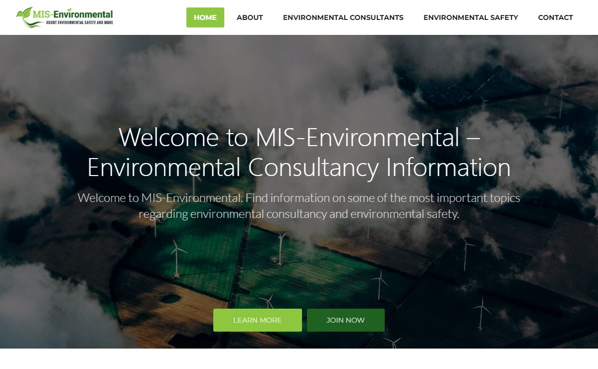 MIS-Environmental - Informative Website About Environmental Safety and More