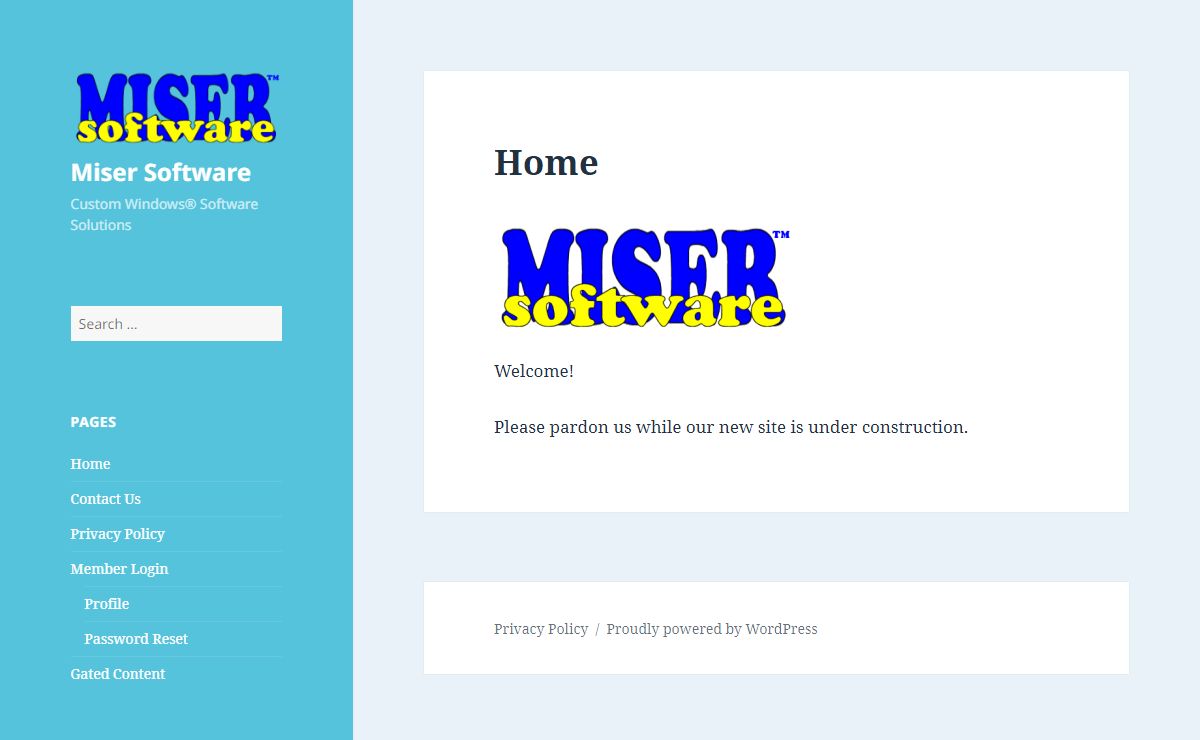 Miser Software – Custom Windows® Software Solutions