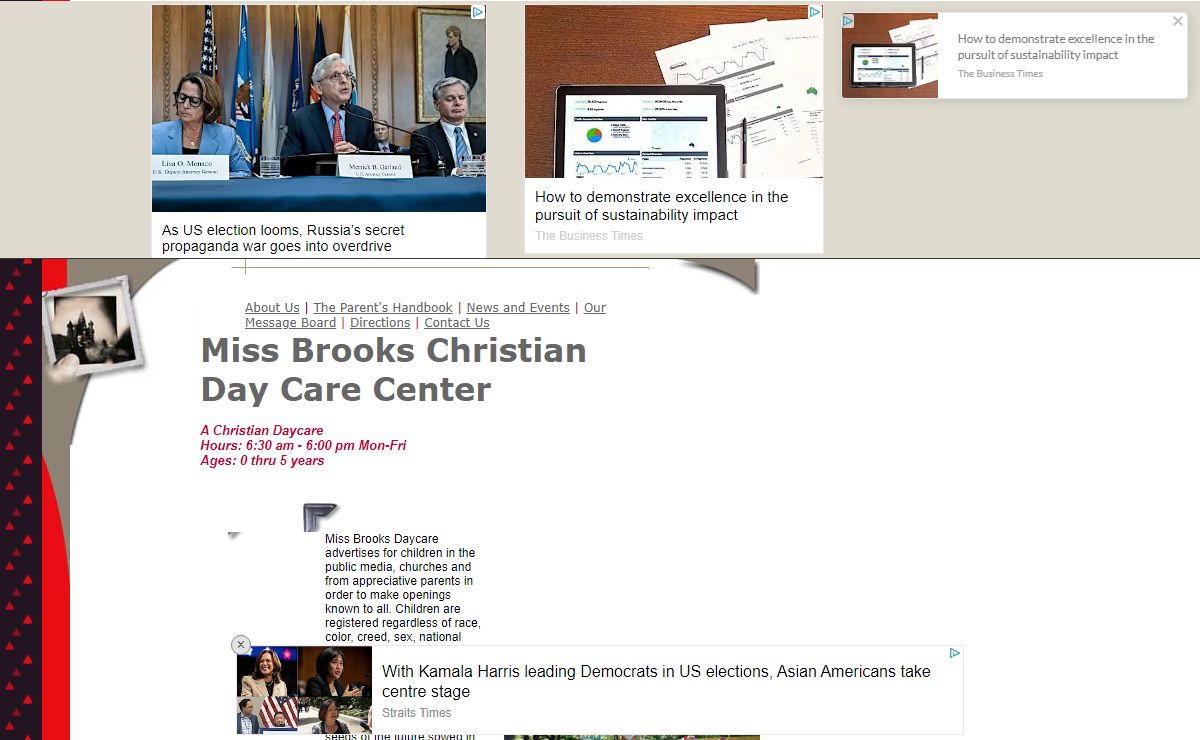 Miss Brooks Christian Day Care Center