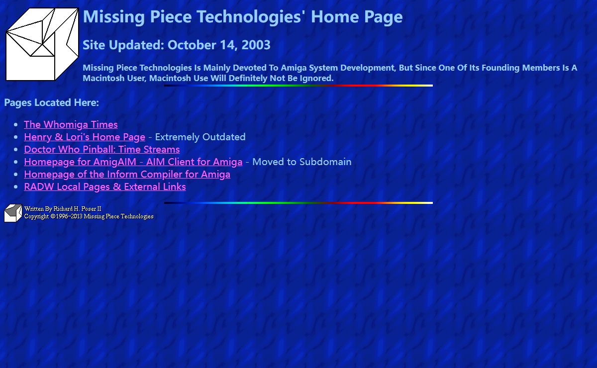 Missing Piece Technologies' Home Page