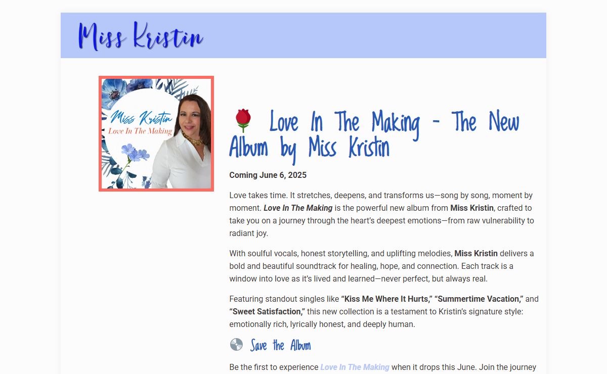 Home ⋆ Miss Kristin