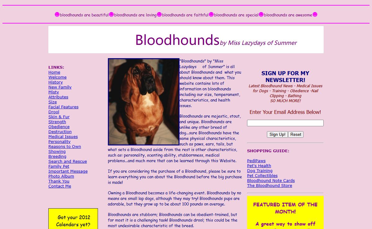 BLOODHOUNDS by Miss Lazydays of Summer