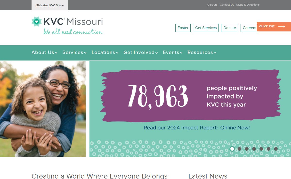 KVC Missouri | Caring for Children and Families in Crisis