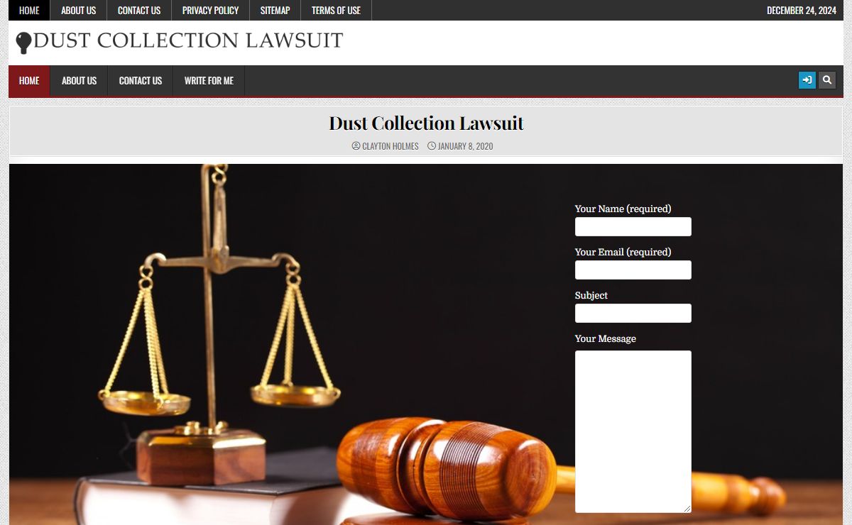 DUST COLLECTION LAWSUIT