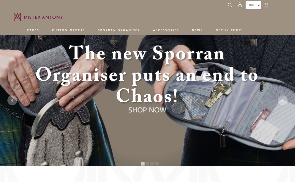 Homepage - Mister Antony