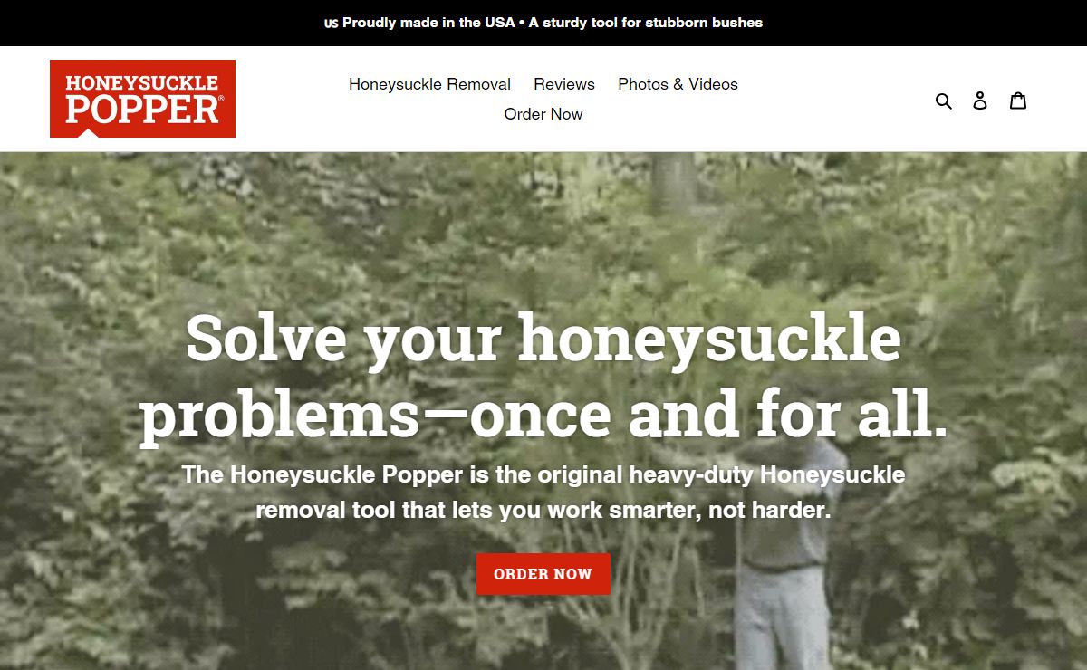 How to Kill Honeysuckle - Get the Honeysuckle Popper! – Mister Honeysuckle