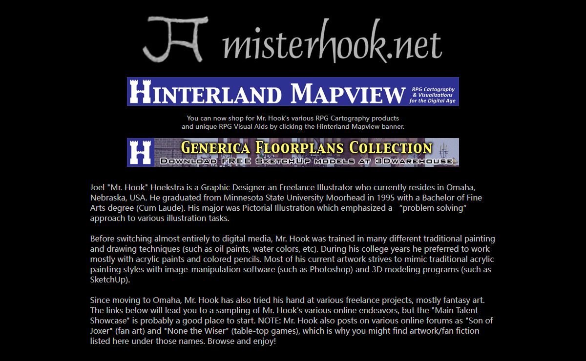 Welcome to misterhook.net