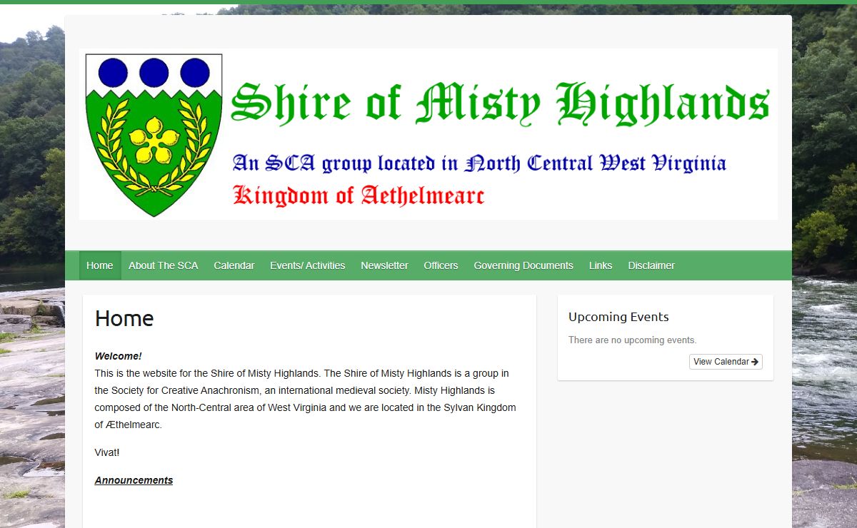 Shire of Misty Highlands – Kingdom of AEthelmearc