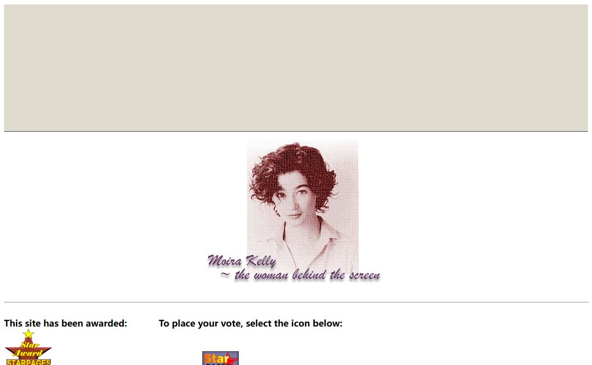 Moira Kelly's Home Page