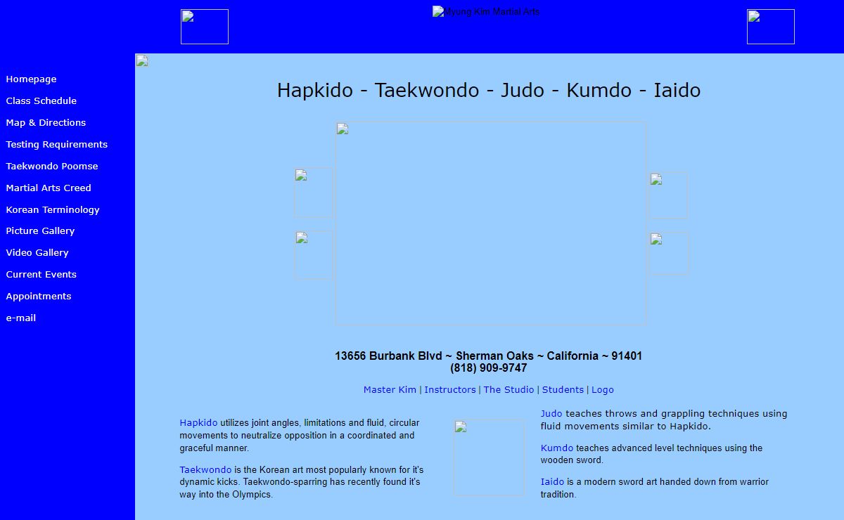 Myung Kim Martial Arts: Hapkido, Taekwondo, Judo, Kumdo, Iaido
