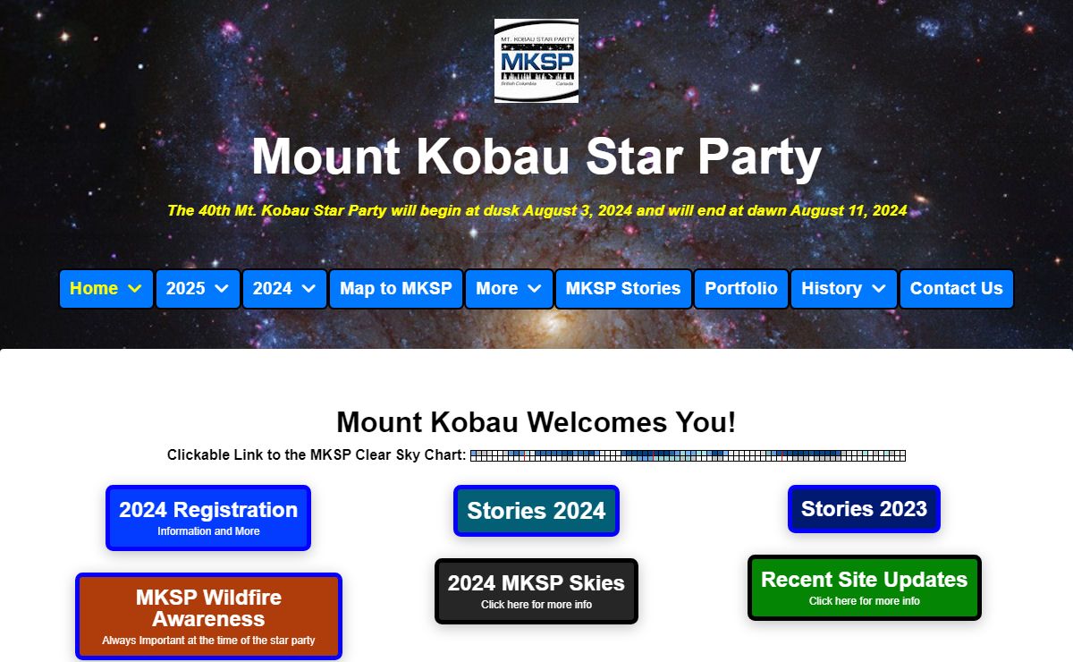 Home - Mount Kobau Star Party