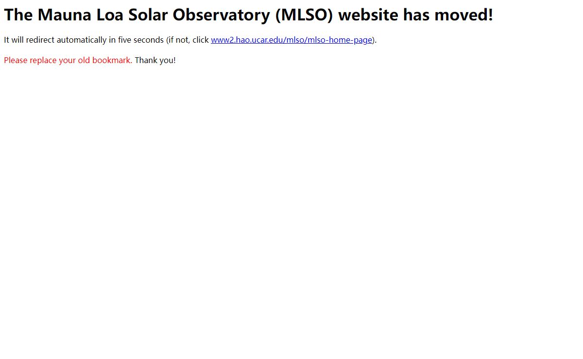 Mauna Loa Solar Observatory