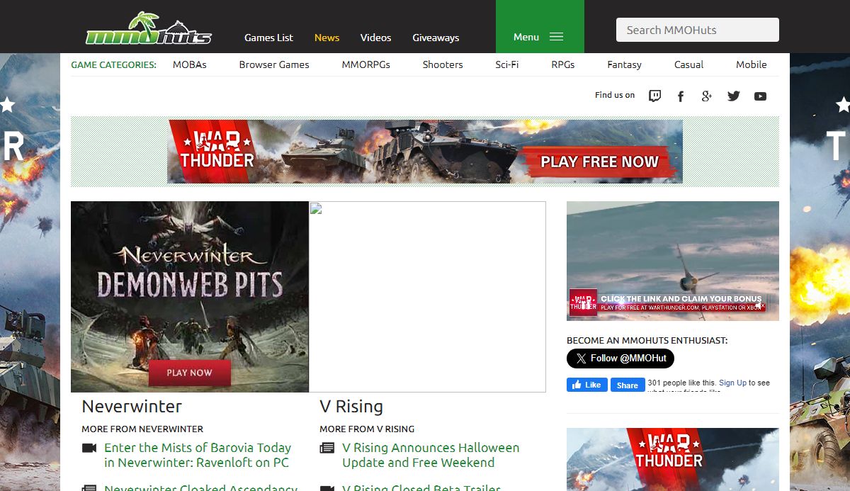 MMOHuts - MMORPG and MMO Game Reviews, News, Videos & More